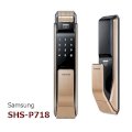 Khóa cửa bằng vân tay Samsung SHS-P718 gold