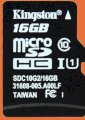 Thẻ nhớ MicroSD Kingston 16GB 80x