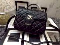 Túi xách Chanel hàng hiệu Pháp bằng da dê MS 7611 màu đen