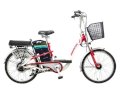 Xe đạp điện Asama EBK-002R Pin LIPO - Đỏ trắng