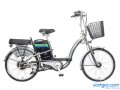 Xe đạp điện Asama EBK-002R Pin LIPO - Xám