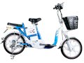 Xe đạp điện Pega Zinger Color 3 (xanh trắng)