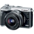 Canon EOS M6 + Kit 15-45mm IS STM (màu bạc)