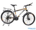Xe đạp địa hình Alcott 26AL 6100 - Đen cam