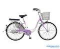 Xe đạp thời trang Asama CLD BR 2402 - Tím trắng