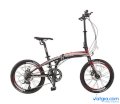 Xe đạp gấp Trinx Dolphin 3.0 2016 - Đen đỏ