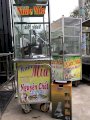 Xe nước mía liền bàn tủ kính có máy ép cam - Sài Gòn Phú Thịnh - PT09