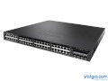 Switch Cisco WS-C3650-48FS-E 48 10/100/1000 Ethernet PoE+ and 4x1G Uplink ports, with 1025WAC power supply, 1 RU, IP Services