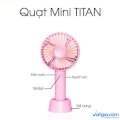 Quạt mini cầm tay Titan QT01 (Hồng)