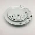 Bộ 2 đĩa trang trí bàn ăn Magnum Gran Ceramic 27 x 27 x 2 cm - Đen
