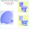 Nắp bồn cầu Thiên Thanh màu xanh biển KAG-NAP22B