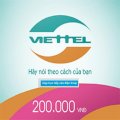 Thẻ điện thoại Viettel MG 200.000 VND