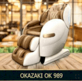 Ghế massage Okazaki Ok 989(Vàng trắng)