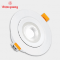 Bộ đèn led downlight Điện Quang ĐQ LRD10 07765 95 (7W daylight, tròn, 3.7inch)