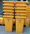 Thùng rác công cộng màu vàng Bảo Sơn 240 lít DTTR