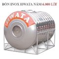 BỒN INOX HWATA 6000 LÍT NẰM