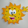 Đồng hồ treo tường mặt trời cho bé