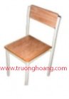 Ghế dựa học sinh GHS15D (Gỗ ghép cao su, sắt vuông 20,vuông 25,dày 1.2 mm)