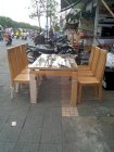 Bộ bàn ghế ăn gỗ Sồi Mỹ 01