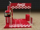 Thiết kế gian hàng - Booth Coca Cola