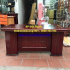 Bàn giám đốc phủ sơn PU cao cấp BGD1890H18New+Hộc 3NK