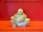 Phật Di lặc đá ngọc xanh Cao 15 rộng 15cm -Phongthuydotho