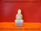 Phật Quan Âm đá ngọc xanh nhỏ Cao11 rộng 6 cm -Phongthuydotho