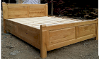 Giường hộp pano  gỗ sồi cao cấp TDHD - 1m6