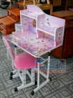 Bộ bàn ghế học sinh tăng chỉnh màu hồng Hello Kitty