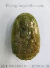 Mặt Phật Văn thù bồ tát màu xanh 5 x 3,5 cm