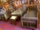 Bộ bàn ghế gỗ mun salon hiện đại-BBG104
