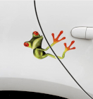 Decal trang trí hình chú ếch 3D