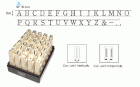 Bộ dấu ghép chữ No.6 (2mm) TOYODA dùng trong công nghiệp - English Alphabet Sets - Multi Joint Rubber Stamp