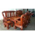 Bàn ghế gỗ tràm phòng khách - Salon gỗ tràm