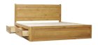 Giường ngủ gỗ sồi Mỹ có ngăn kéo 1m8 x 2m