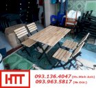 Bàn ghế gỗ xếp HTT-113
