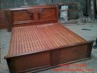 Giường ngủ căm xe gõ đỏ 1,6x2m-GN01