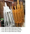 Giá vẽ gỗ sơn trắng cao 160cm