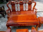 Bộ bàn ghế Quốc đào gỗ xà cừ Đồ gỗ Siêu Quần