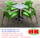 Ghế nhựa cafe Hoàng khang 01
