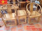Bộ bàn ghế minh 3 món gỗ gõ đỏ-BBG689