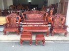 Bộ salon C10 gỗ hương rồng bát tiên Thuận Phát