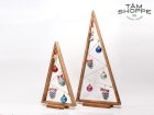 Cây thông Noel gỗ handmade hình tam giác