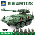 Lắp Ráp Kazi KY10001 Xe Tăng M1128 Stryker 1