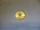 Đồng tiền cổ âm dương ĐK 2.5cm mạ vàng