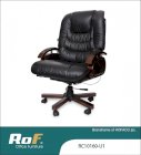 Ghế giám đốc thư giãn - Ghế lãnh đạo nhập khẩu Rof RC10160-U1 (Đen)