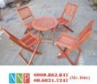 Bộ bàn ghế cafe gỗ Nguyên Ngọc Phát NNP-126