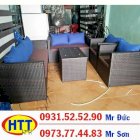 Sofa nhựa giả mây Hoàng Trung Tín HTT-034