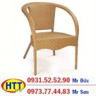 Ghế cafe nhựa giả mây Hoàng Trung Tín HTT-114