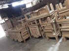 Bộ bàn ghế âu á tay hộp gỗ tràm 2m2 Minh Quân BGAAT01